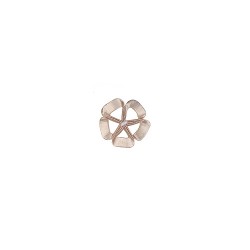 Clover Rosette - White Dove