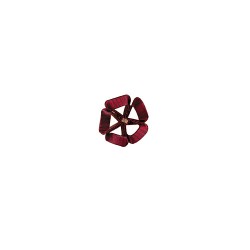 Clover Rosette - Cherrywood