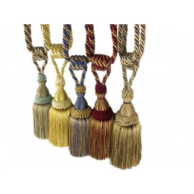 Single Tassel Tieback - 13 colours