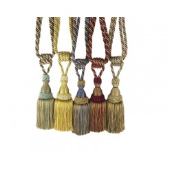 Single Tassel Tieback - 12 colours