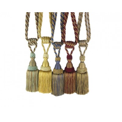 Single Tassel Tieback - 12 colours