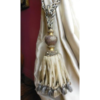 Large Single Tassel Tieback - 10 Colours