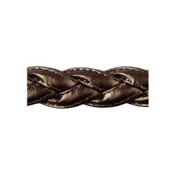 Faux Leather Tieback - Deep Bronze