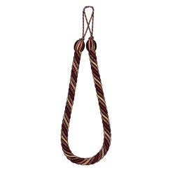 Curtain Rope Tieback - Cherrywood