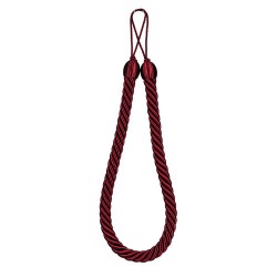 Curtain Rope Tieback - Burgundy