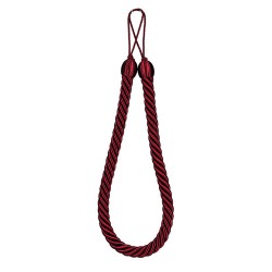 Tieback - Rope Style - Burgundy