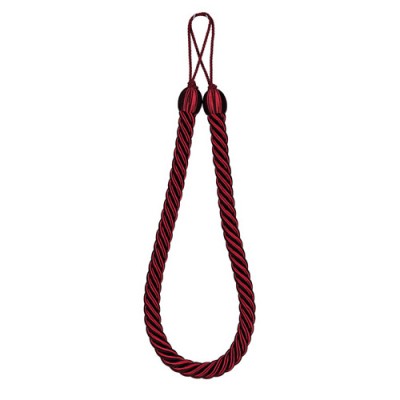 Tieback - Rope Style - Burgundy