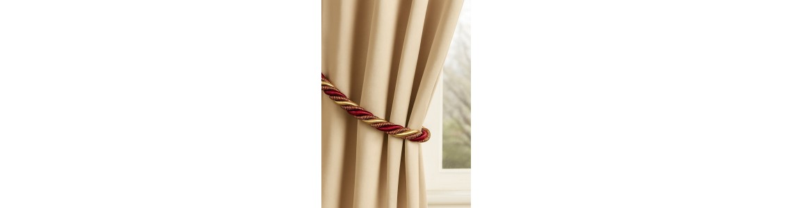 Rope Style Curtain Tiebacks