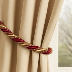 Twisted Cord Curtain Tiebacks - 10 Multi Colours