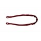 Burgundy Beaded Rope Curtain Tieback