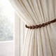 Brown Beaded Rope Curtain Tieback