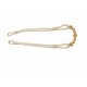 Cream Beaded Rope Curtain Tieback