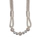 Oyster Beaded Rope Curtain Tieback