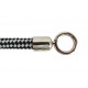 Rope Tieback - Black/Silver