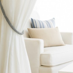 Drapery Rope Tieback - Grey