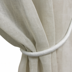Drapery Rope Tieback - White
