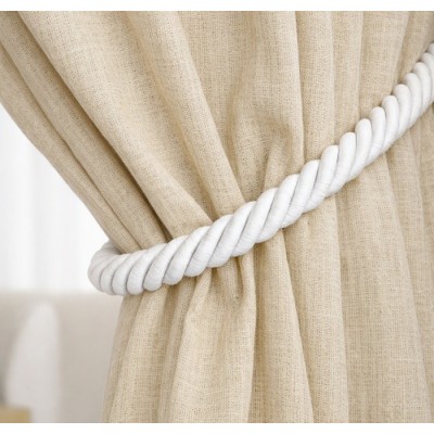 Curtain Rope Tieback - White