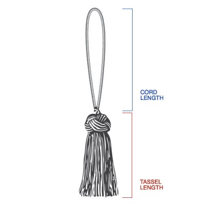 Decorative Key Tassel - Khaki