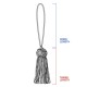 Decorative Key Tassel - Quicksilver