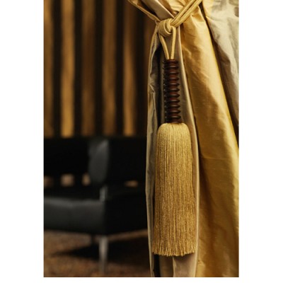 Milan Tieback with Wood - 3 Colours