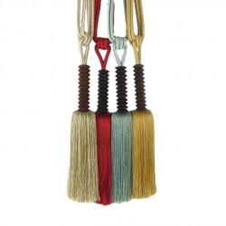 Milan Tieback with Wood - 3 Colours
