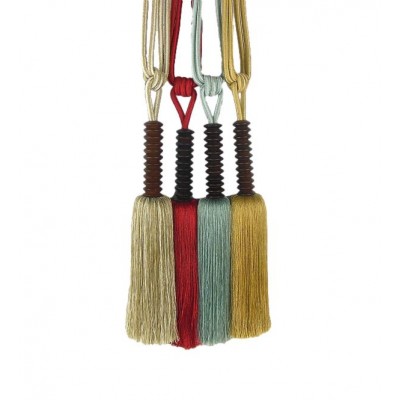 Milan Tieback with Wood - 3 Colours