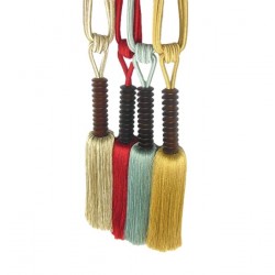 Milan Tieback with Wood - 3 Colours