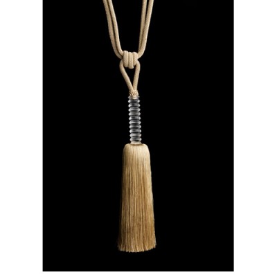 Soft Beige Curtain Tassel Tieback