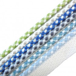 Flanged Cord 6mm  - 6 Colours